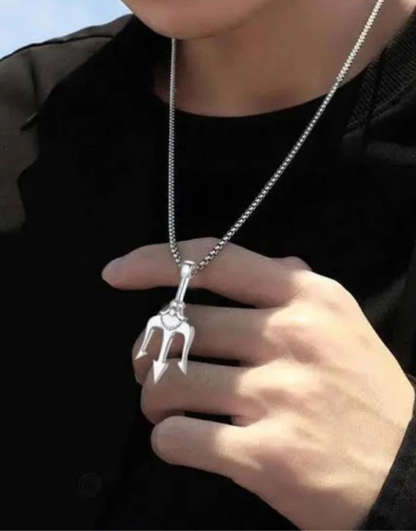 Greek Mythology Inspired - Poseidon's Trident Pendant Necklace