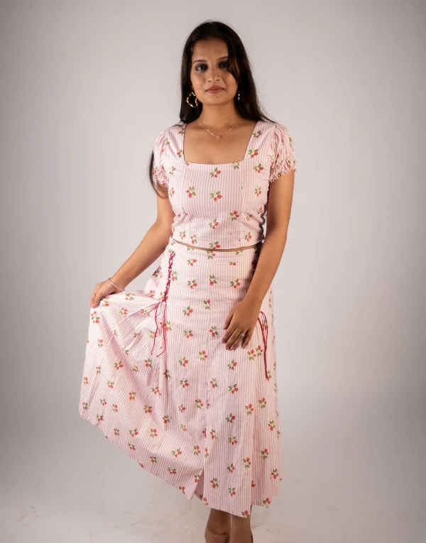 Blush Pink Skirt & Top