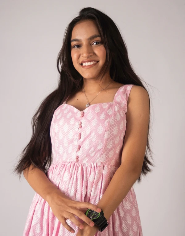 Cotton Printed Maxi Dress