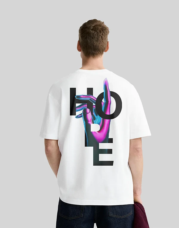 Hope Printed Oversized T-Shirt