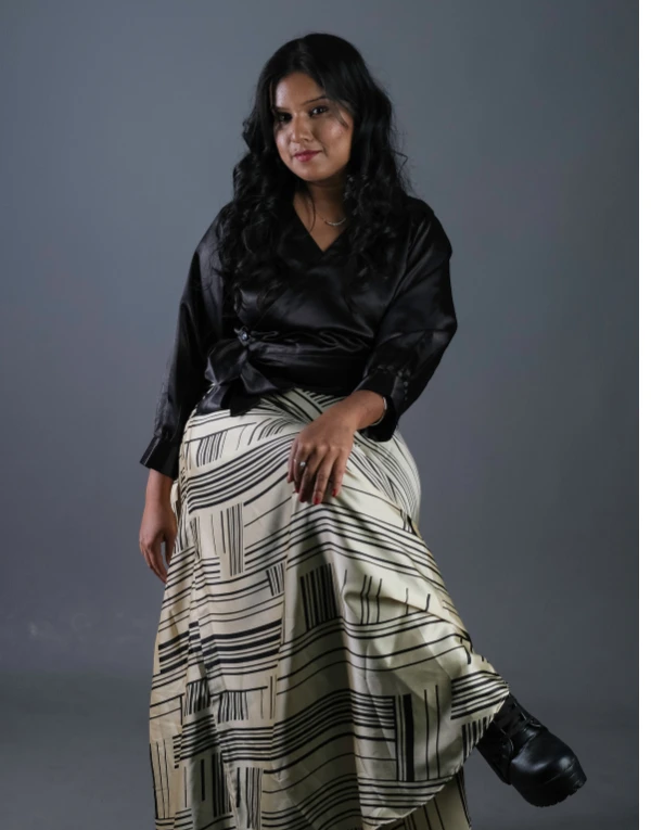 Tie around top & Long Skirt