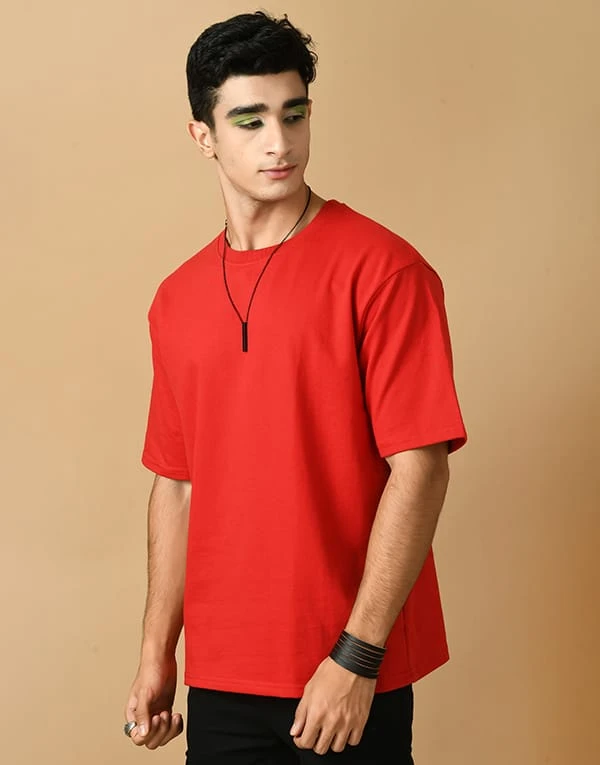 Red Oversized T-shirt