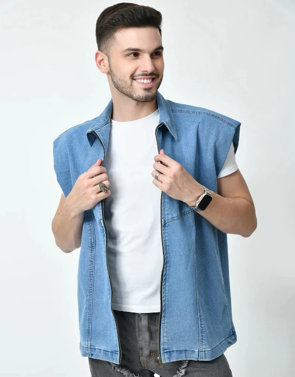 Half-Sleeve Zip-Up Jacket